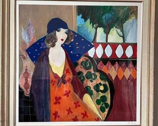 05 Framed Print Indigo Itzchak