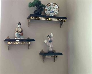 Asian Inspired Shelves 