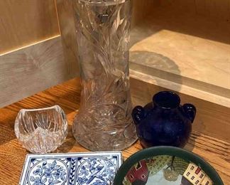 Adah Edwards Bowl, Vases Decorative Tile