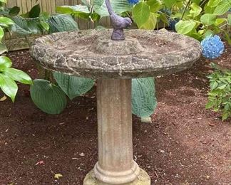 A second bird bath