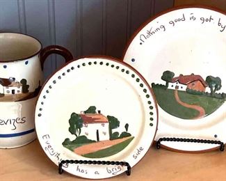 English Pottery Pieces