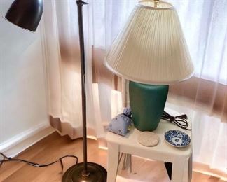 Floor Lamp, Ceramic Table Lamp, Small White Table More