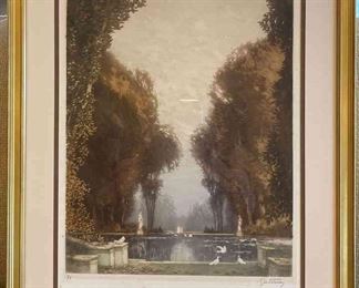 Framed Signed Limited Edition Etching