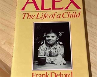Frank Deford Signed Alex