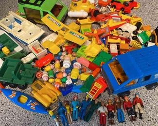 Large Lot of Playmobile Fisher Price Toys