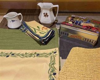 Placemats, Mexican Train Porcelain