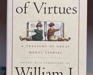 William J Bennett Signed The Book Of Virtues