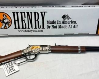NIB HENRY GOLD EAGLE 22 S,L,LR