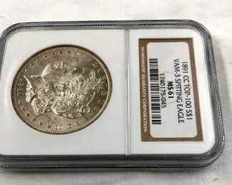 1891 CC TOP-100 $1 MS61