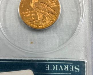 1909 GOLD $5 INDIAN HEAD