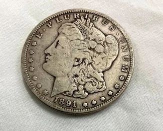 1891 CARSON CITY SILVER DOLLAR