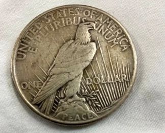 RARE 1921 PEACE SILVER DOLLAR