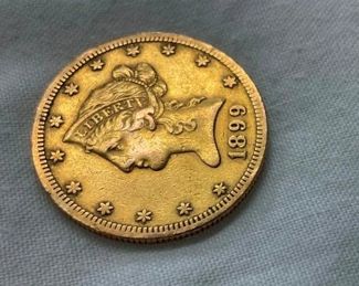 1899 $10 GOLD LIBERTY HEAD COIN