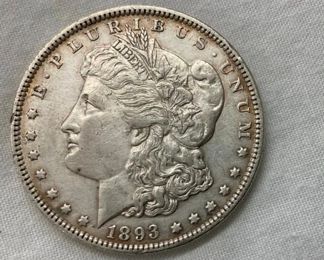 STRONG KEY DATE 1893 MORGAN
