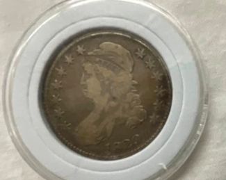 1829 CAPPED BUST 1/2 DOLLAR