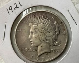 STRONG KEY DATE 1810 PEACE SILVER DOLLAR