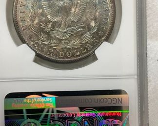 1880 O MORGAN NGC MS65 *TONED