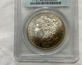 1881 S MORGAN PCGS MS64