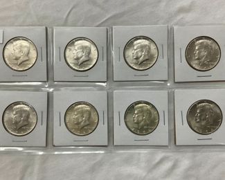 UNC 1964 KENNEDY HALVES