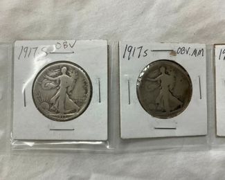 CLOSEUP VIEW OBVERSE LIBERTIES