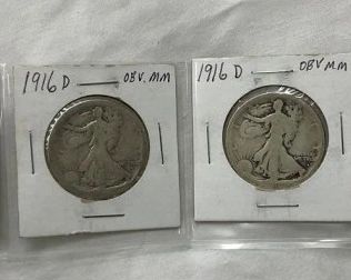 4 1916 D OBVERSE WALKING LIBERTIES