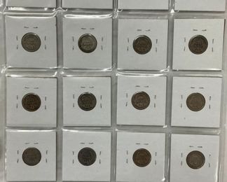 20 BARBER DIMES W/ DATES