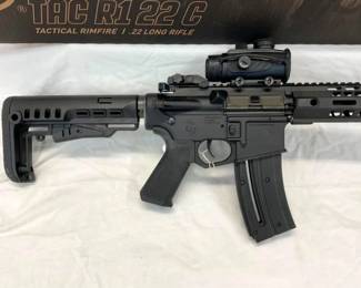 RIM FIRE W/ RED DOT SCOPE