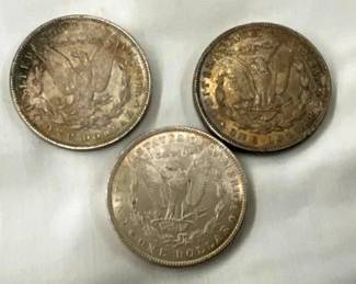 1896 MORGAN SILVER DOLLARS
