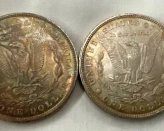 1896 MORGAN SILVER DOLLARS