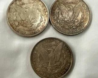 1896 MORGAN SILVER DOLLARS