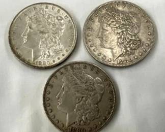 1880 MORGAN SILVER DOLLARS