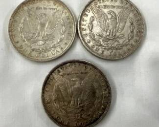1881 O MORGAN SILVER DOLLARS