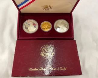 1984 OLYMPICS SET GOLD $10