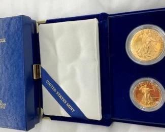 1987 GOLD AMERICAN EAGLE