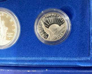 1886-1986 US LIBERTY COINS