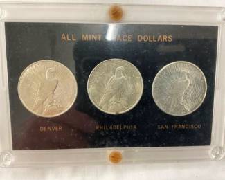 1922 PEACE SILVER DOLLARS