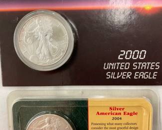 2000 US SILVER EAGLE