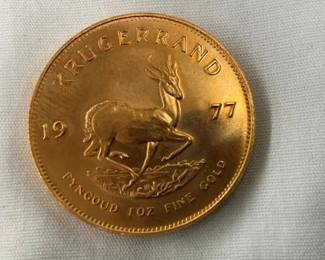 1 OZ GOLD 1977 KRUGERAND