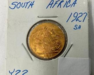 1927 7.9881G GOLD SOUTH AFRICA