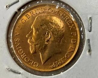 1914P GOLD AUSTRALIA SOVEREIGN COIN