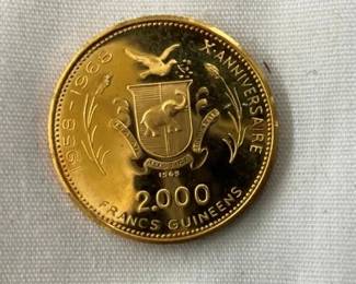 2000 FRANCS GUINEENS
