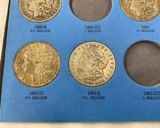 1882-1883S MORGAN SILVER DOLLARS