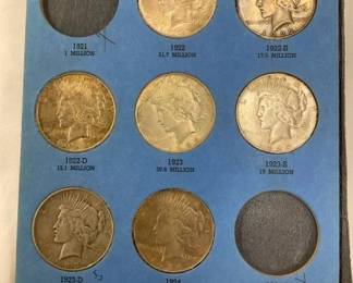 1922-1924 PEACE SILVER DOLLARS