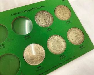 1904-1921 S MORGAN SILVER DOLLARS