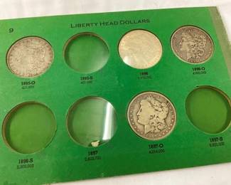 1895 O, 1897 O, 1896 O MORGANS