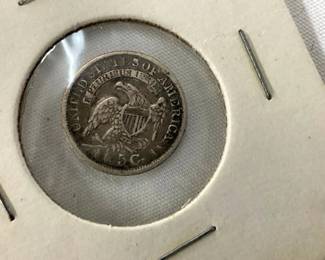 1834 CAPPED BUST SILVER 1/2 DIME