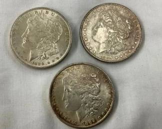 1889 MORGAN SILVER DOLLARS