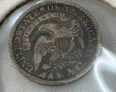 1830 CAPPED BUST SILVER 1/2 DIME