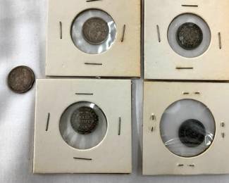 SILVER SEATED 1/2 DIMES