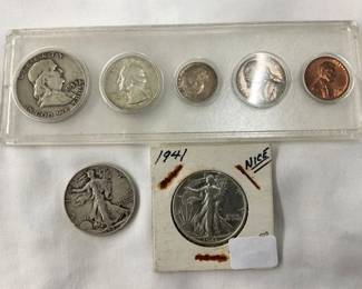 1941, 1947 STANDING LIBERTIES,1959 SET,